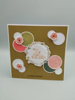 Frühlingszauber: Handgemachte Karte "Ein frohes Osterfest"